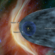 Gráfico que muestra la ubicación de las Voyagers 1 y 2. Fuente: NASA/JPL-CalTech